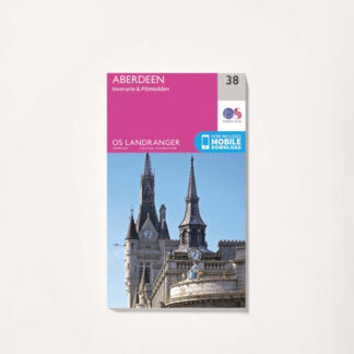 Ordnance Survey Aberdeen, Inverurie & Pitmedden - Landranger 38 Map