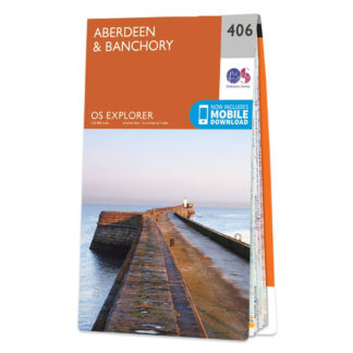 Ordnance Survey OS Map of Aberdeen & Banchory: Explorer 406