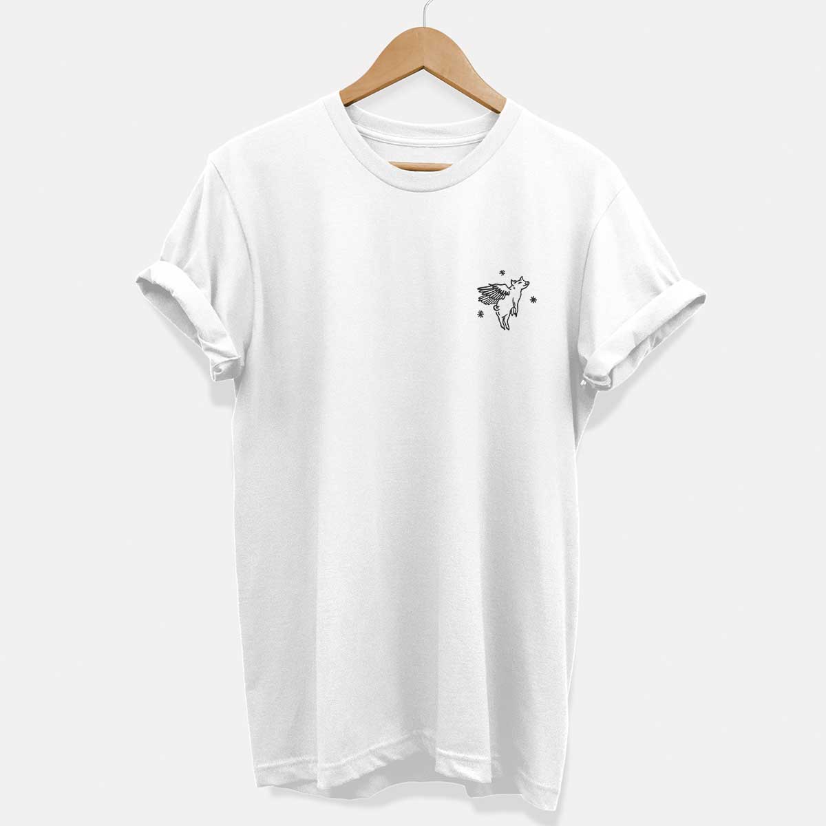 Flying Pig Doodle T-Shirt (Unisex)