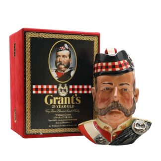 Grants Character Jug 25 Year Old / Royal Doulton Blended Scotch Whisky