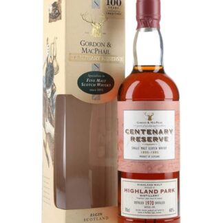 Highland Park 1970 / Centenary Reserve / Gordon & Macphail Island Whisky