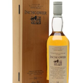 Inchgower 14 Year Old / Flora & Fauna / Wooden Box Speyside Whisky