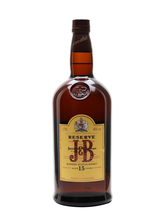 J&B 15 Year Old Reserve / Litre Blended Scotch Whisky