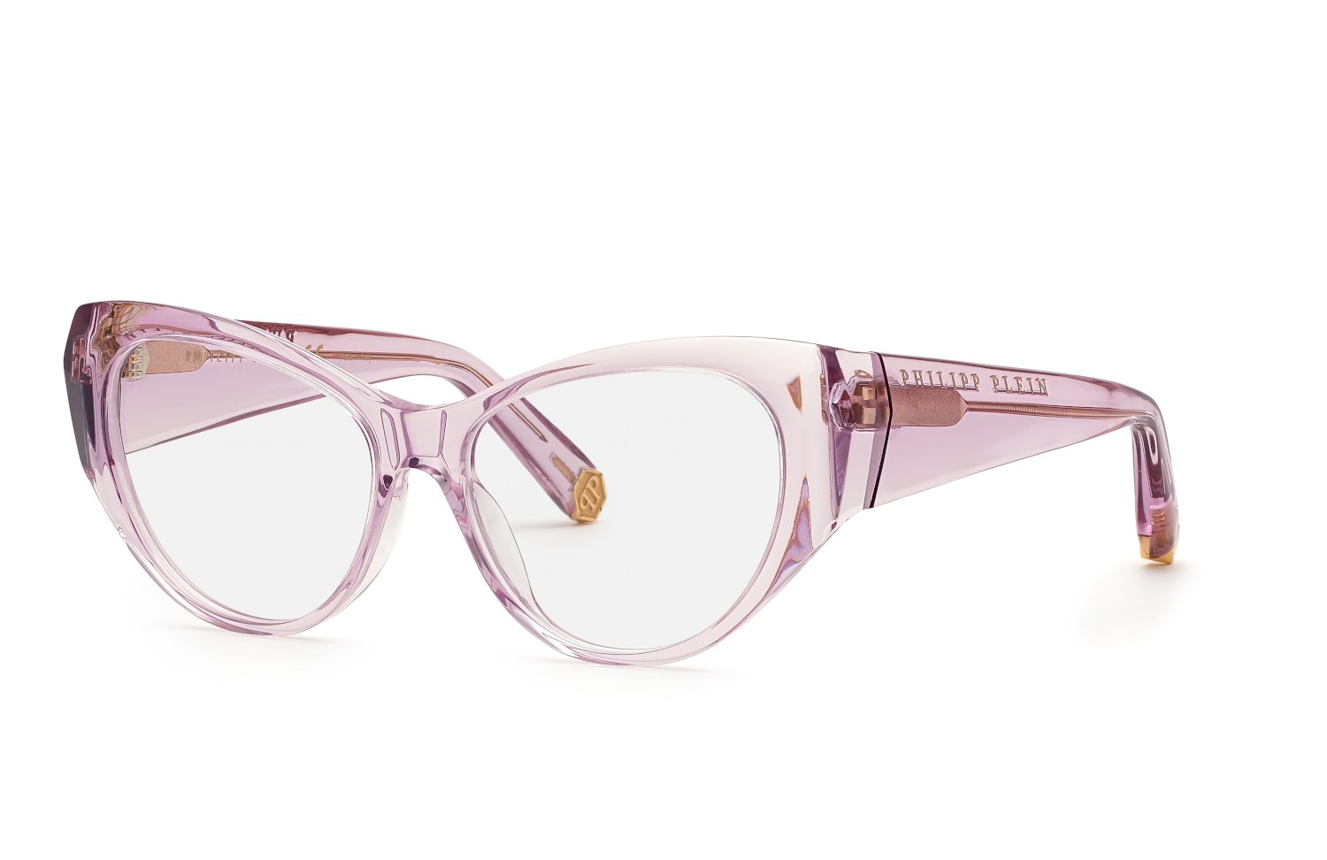 Philipp Plein Woman VPP101 PLEIN FLYING BUTTERFLY 06MH Vista frames Acetate Pink Butterfly