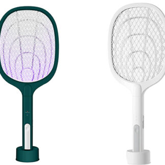 Rechargeable Electric Fly Swatter with Stand - 3 Designs