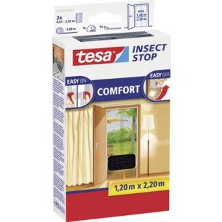 tesa COMFORT 55389-00021-00 Door insect netting (W x H) 1200 mm x 2200 mm Anthracite 1 pc(s)
