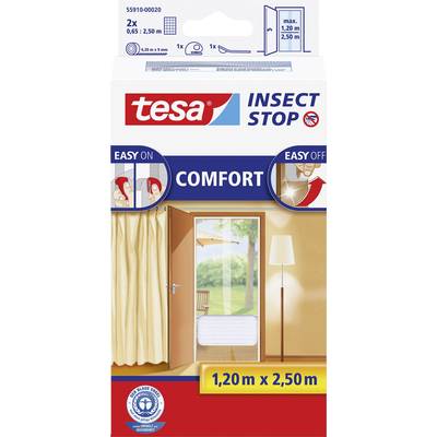 tesa COMFORT 55910-00020-00 Door insect netting (W x H) 1200 mm x 2500 mm White 1 pc(s)