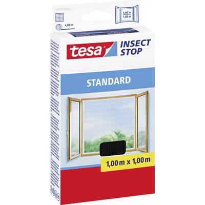 tesa STANDARD 55670-00021-03 Fly screen (W x H) 1000 mm x 1000 mm Anthracite 1 pc(s)