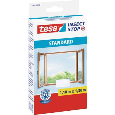 tesa STANDARD 55671-00020-03 Fly screen (W x H) 1300 mm x 1100 mm White 1 pc(s)