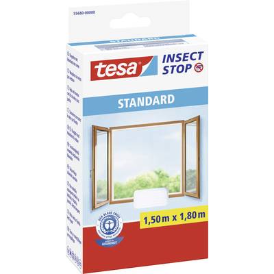 tesa STANDARD 55680-00000-02 Fly screen (W x H) 1800 mm x 1500 mm White 1 pc(s)