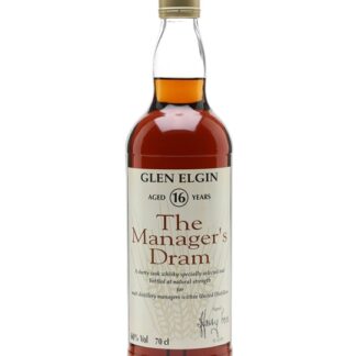 Glen Elgin 16 Year Old Manager's Dram / Sherry Cask / Bot.1993 Speyside Whisky