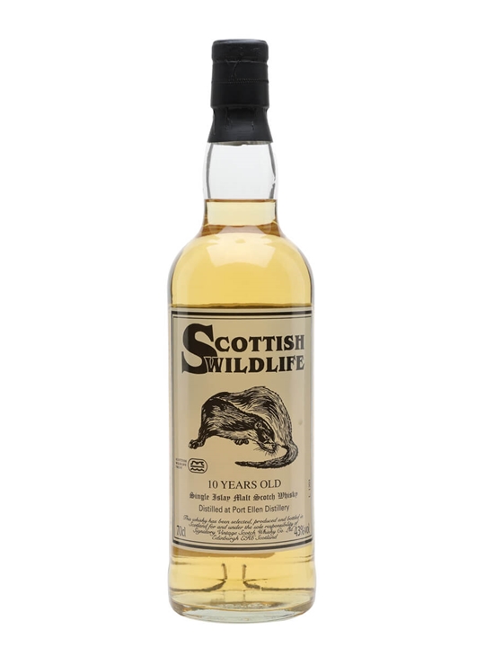 Port Ellen 10 Year Old / Scottish Wildlife / Signatory Islay Whisky