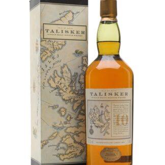 Talisker 10 Year Old / Map Label Island Single Malt Scotch Whisky