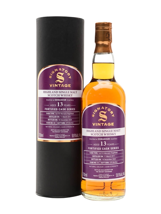 Edradour 2011 / 13 Year Old / Marsala Finish /Signatory for The Whisky Exchange Highland Whisky