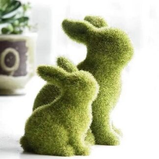 Artificial Plant Rabbit Ornament - 2 Sizes, 4 Styles