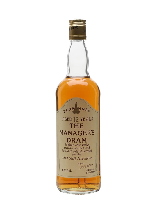 Benrinnes 12 Year Old / Manager's Dram Speyside Whisky