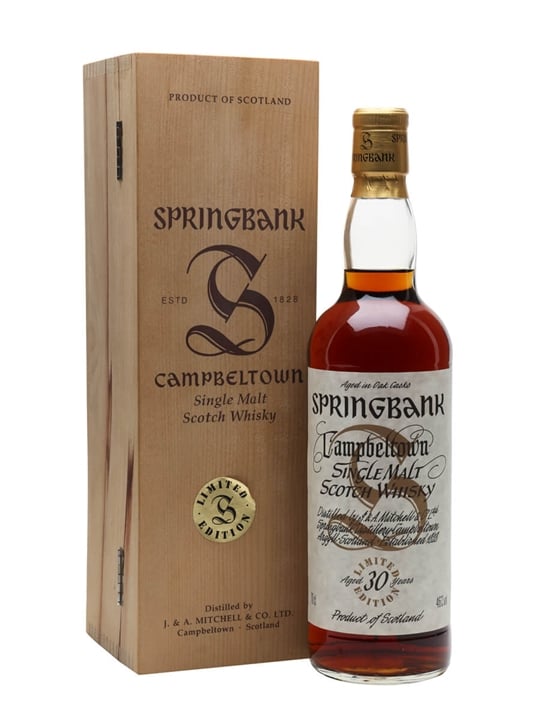 Springbank 30 Year Old / Sherry Cask / Millennium Series Campbeltown Whisky