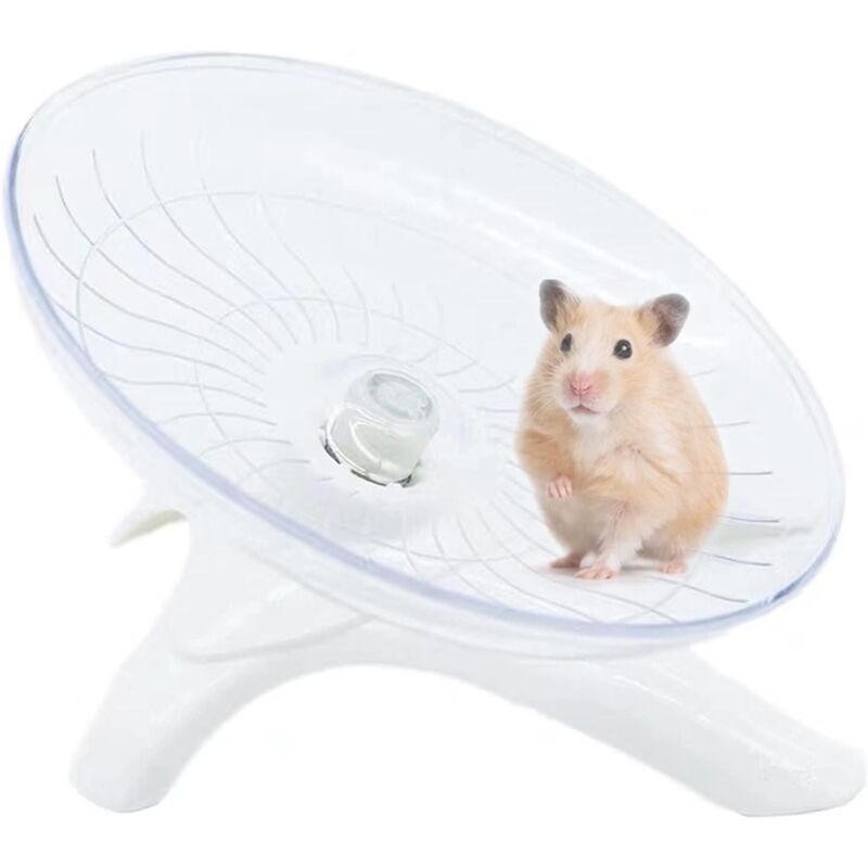 Hamster Flying Saucer Silent Running Exercise Wheel for Hamsters, Gerbils, Mice,Hedgehog and Other Small Pets Silent Running Wheel Hamster Wheel