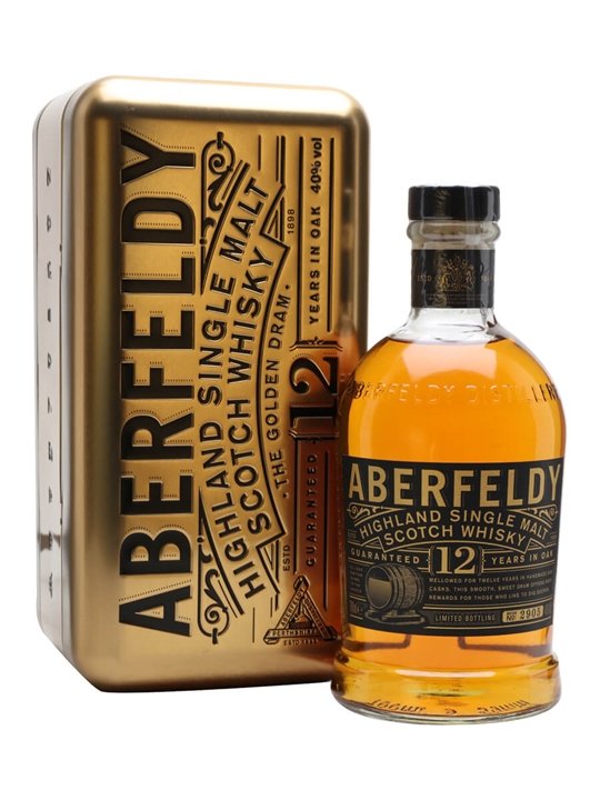 Aberfeldy 12 Year Old / The Golden Dram Highland Whisky