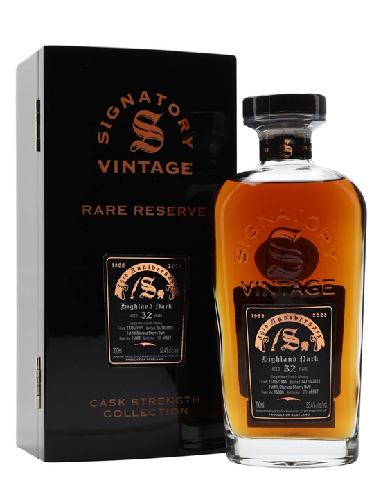 Highland Park 1991 / 32 Year Old / Signatory 35th Anniversary Island Whisky