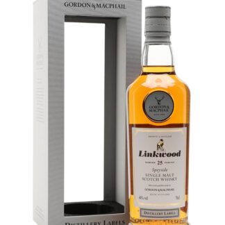 Linkwood 25 Year Old / Gordon & MacPhail Distillery Labels Speyside Whisky
