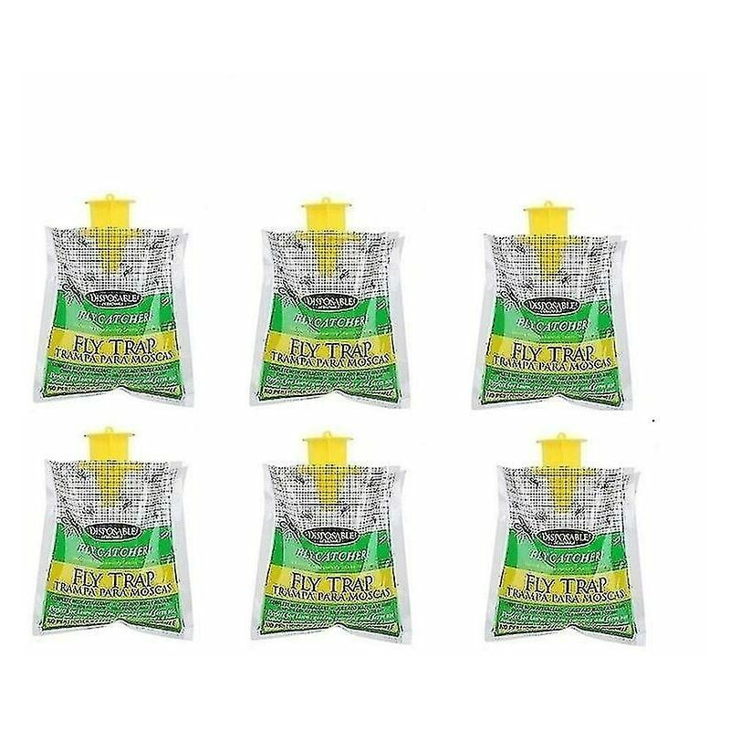 Plextone Environmentally Friendly Disposable Hanging Fly Trap 6 Bag