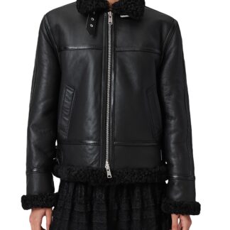 Allsaints Lorel Shearling Flying Jacket