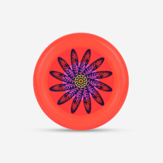 Adult Soft Flying Disc - Nautilus Red.