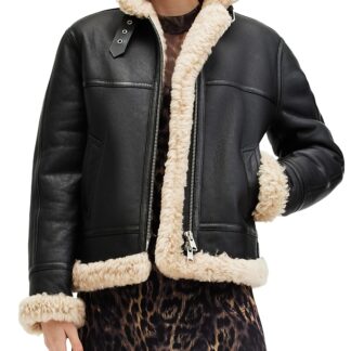 Allsaints Lorel Shearling Flying Jacket