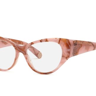 Philipp Plein Kobieta VPP101 PLEIN FLYING BUTTERFLY O. 06Z8 Oprawki optyczne Acetat Różowy Motyl