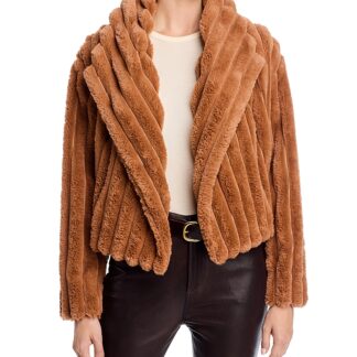 Blanknyc Quilted Faux Fur Coat