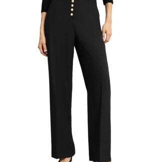 Hobbs London Highclere Button Fly Pants