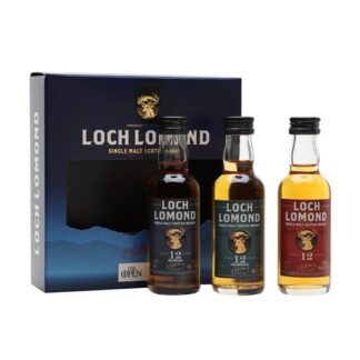 Loch Lomond Distillery 12 Year Old Miniature Gift Set /3x5cl Highland Whisky