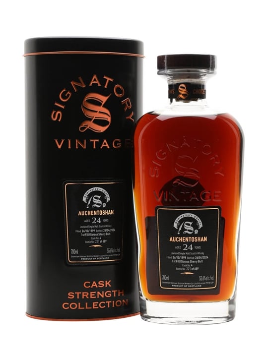 Auchentoshan 1999 / 24 Year Old / Cask #4 / Signatory Symington's Choice Lowland Whisky