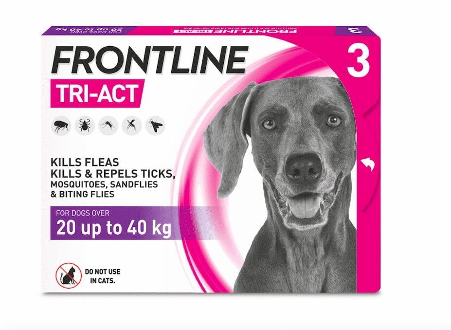 FRONTLINE TRI-ACT Flea & Tick Treatment Dog