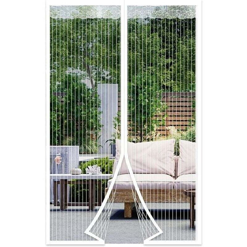 1 piece Magnetic Door Mosquito Net, 140x220 cm, Fly Screen with Ultra-Fine Mesh, for Front Door and Patio