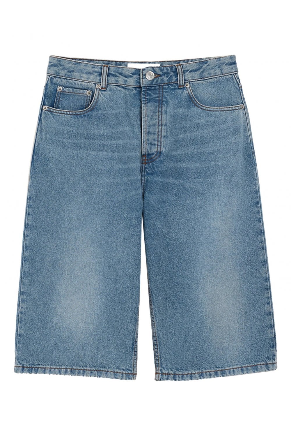 AMI PARIS DENIM BERMUDA SHORTS Size: 34, colour: BLUE