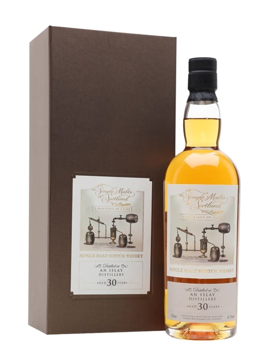 An Islay Distillery 30 Year Old / Single Malts of Scotland Marriage Islay Whisky