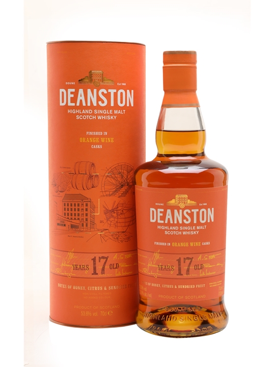 Deanston 17 Year Old Orange Wine Cask Finish Highland Whisky