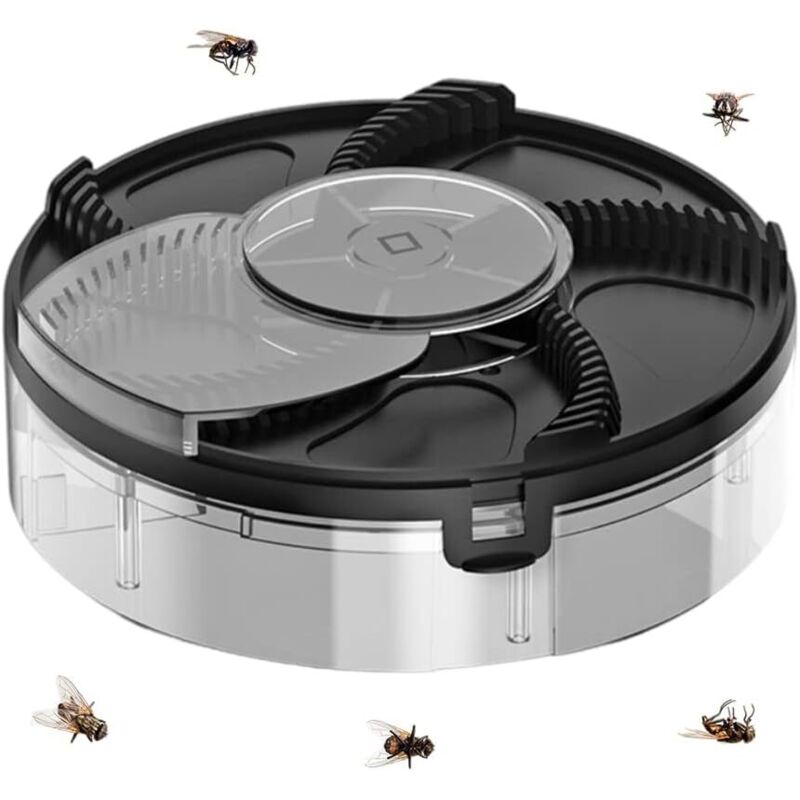 Electric fly trap, fully automatic fly trap with removable tray for indoor house flies