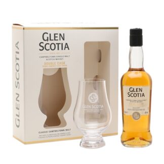 Glen Scotia Double Cask / Small Bottle / Glass Set Campbeltown Whisky