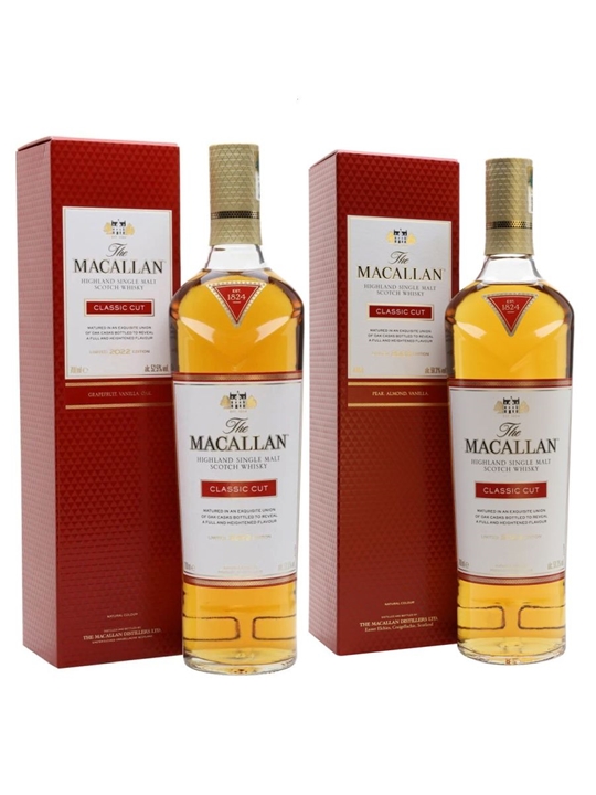 Macallan Classic Cut 2022 & 2023 Duo / 2 Bottles Speyside Whisky