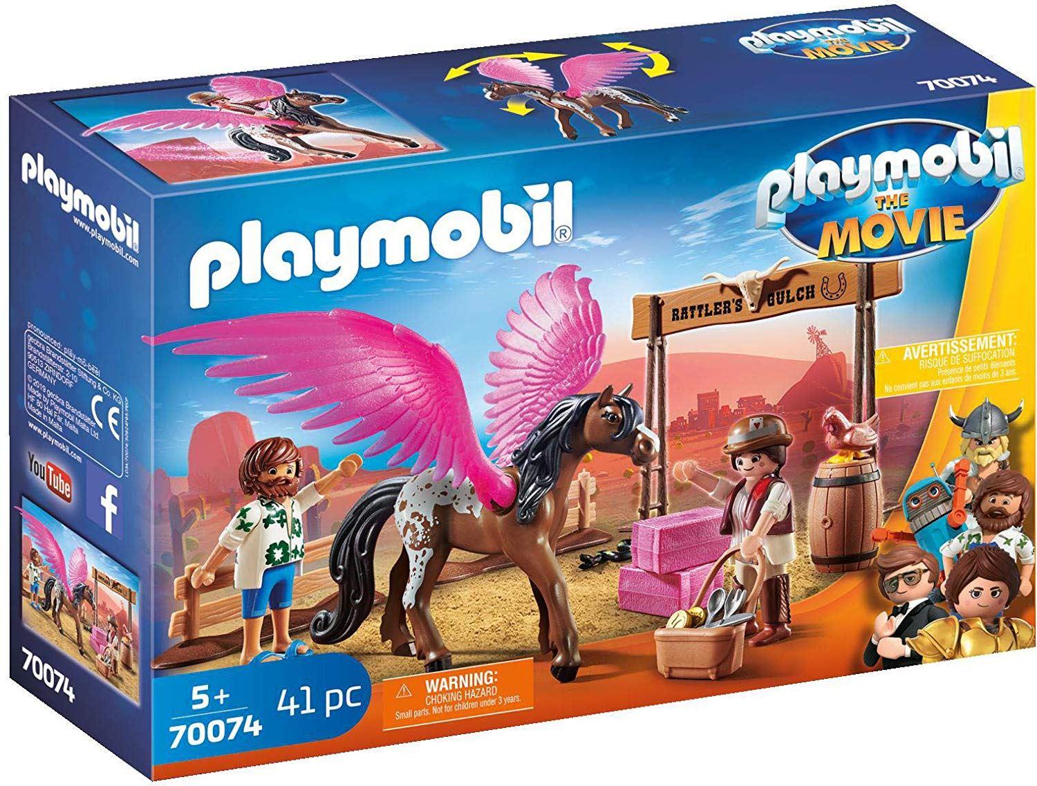 Playmobil The Movie Marla, Del & Flying Horse 70074