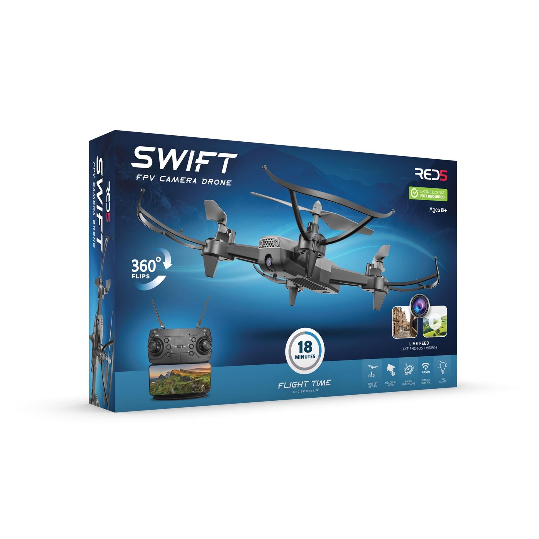 RED5 Swift FPV R/C Camera Drone