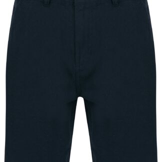 Shorts Hertzel Tailored Fit Premium Linen Cotton Blend Chino Shorts in Sky Captain Navy - Nines Collection / M - Tokyo Laundry