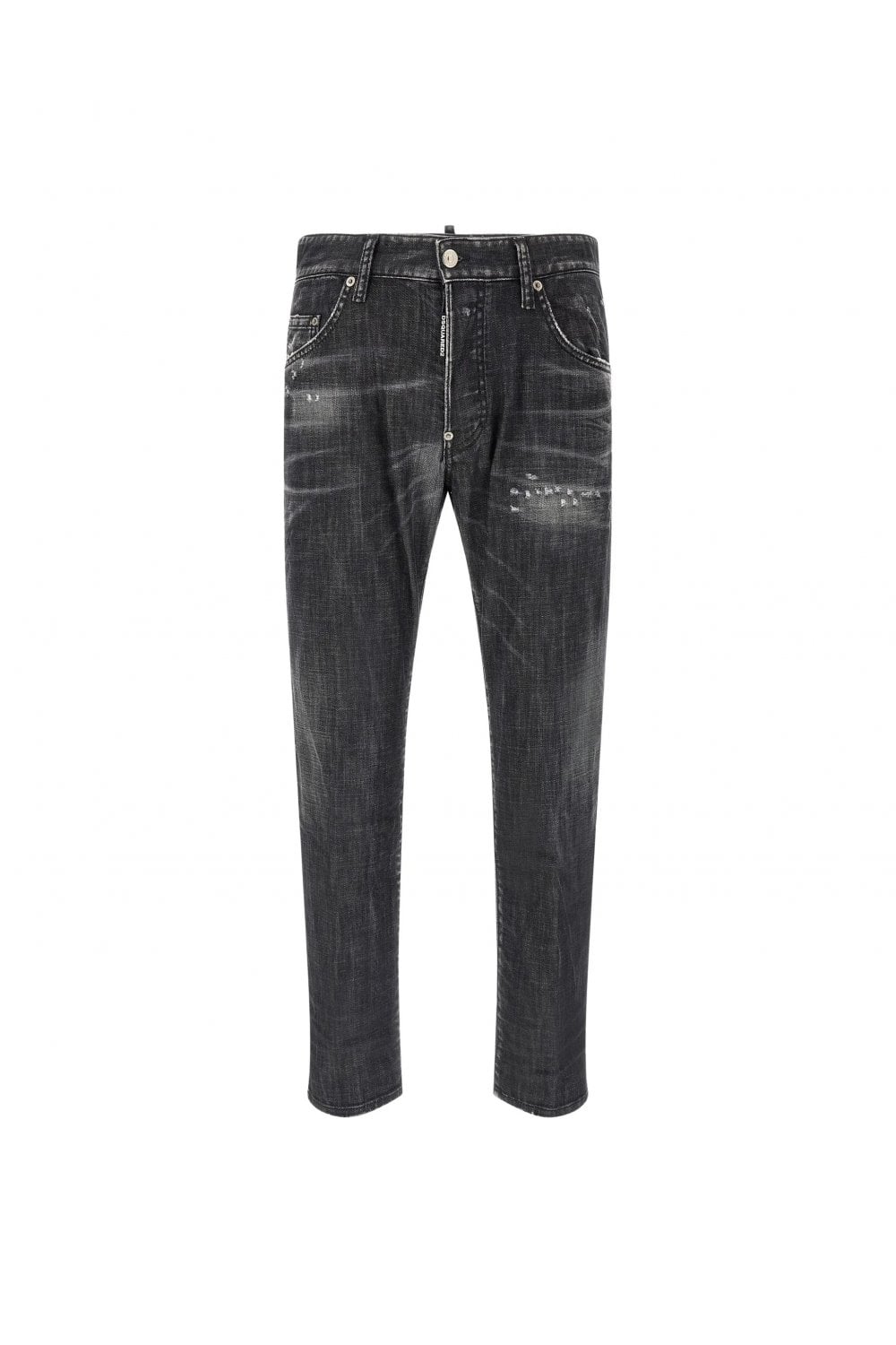 DSQUARED2 DISTRESSED 5 POCKET JEANS Size: 52, colour: BLACK