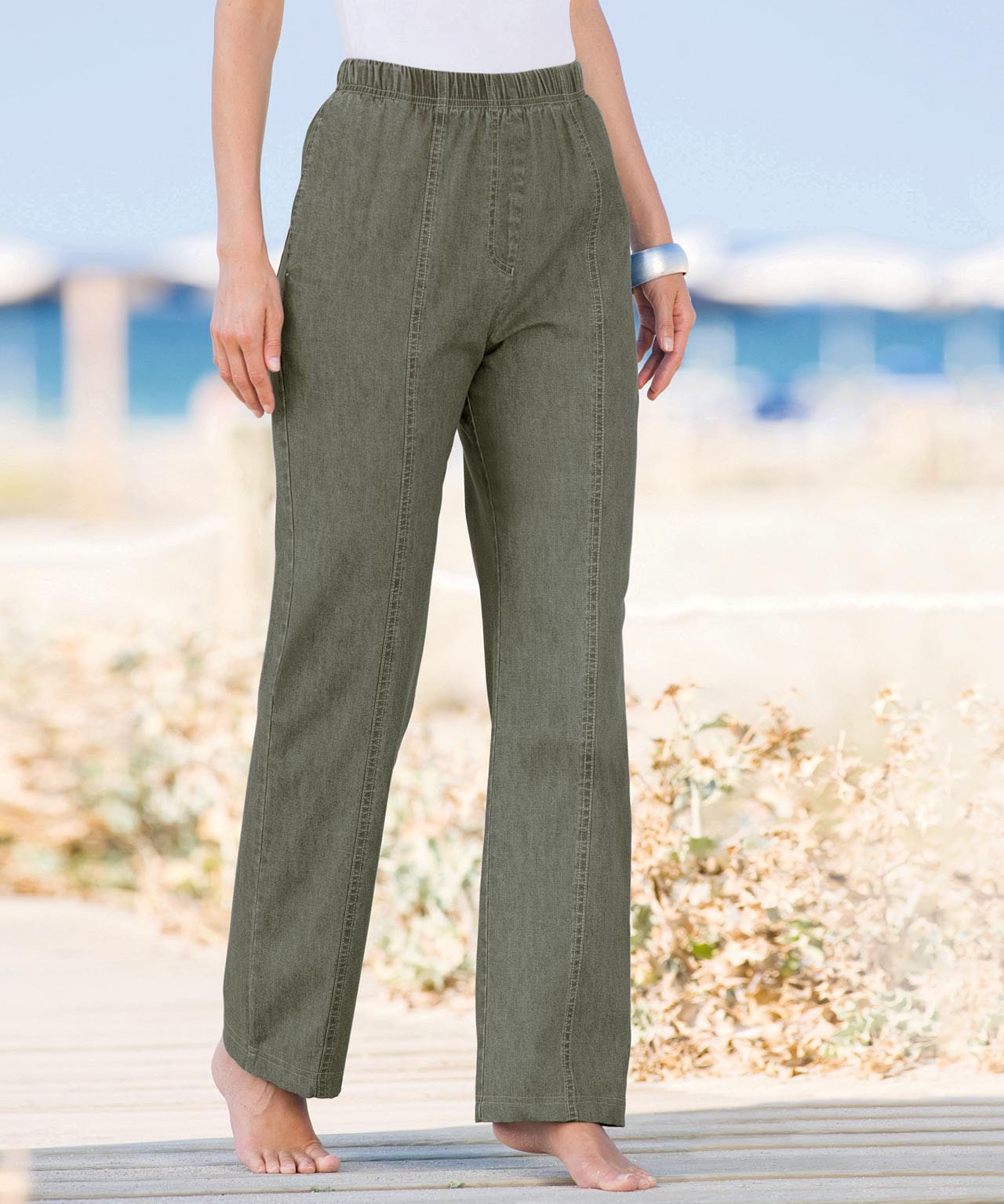 Damart Cotton Twill Trousers