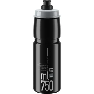 Elite Jet Biodegradable MTB Bottle 750ml Black/Grey Logo