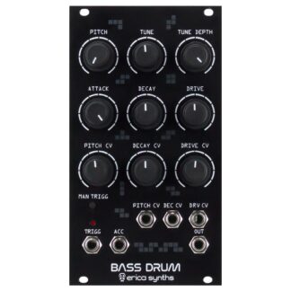 Erica Synths Bass Drum Black (14HP)