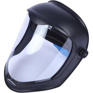 Full Face Helmet with Visor Anti-fog Cover Safety Grinding, Fall Protection, Double Headband Mask-